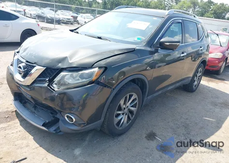 2015 Nissan Rogue Sl из США, поврежденный, VIN 5N1AT2MV4FC852190